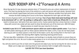Polaris RZR XP 900 Forward A-Arm Kit (2011-2014)